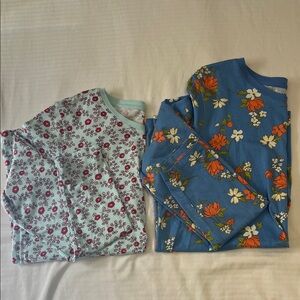 Lands' End Set of Two Women’s 100% Cotton Tees NWOT
